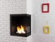 Встроенный биокамин Lux Fire Угловой 555 М (правый угол)