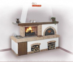 Каминная облицовка Cosenza итальянской фабрики Il Focolare