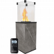 УЛИЧНЫЙ НАГРЕВАТЕЛЬ PATIO/MINI/G31/37MBAR/Q/N/P/G, NATURALI PIETRA GREY, с пультом ДУ
